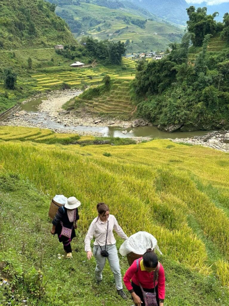 Village trek with Trekking Sapa Chu in Ta Van