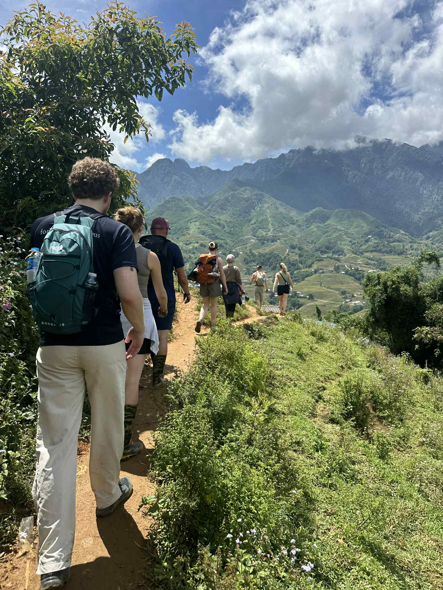 Sapa 1 day trekking tour through rice fields and ethnic villages