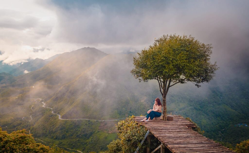 Lonely Tree on O Quy Ho Pass – Sapa trekking highlight